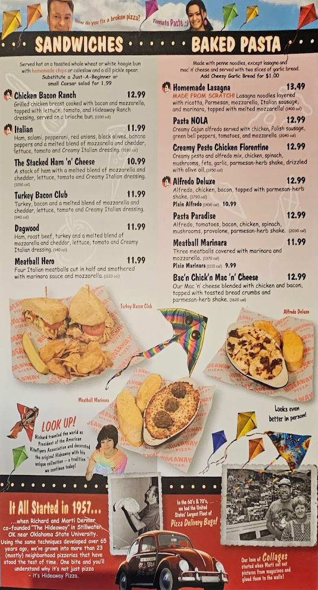 Hideaway Pizza Photo Menu 3