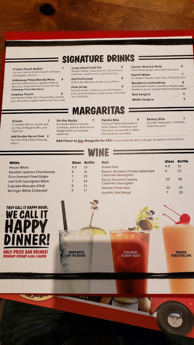 Hideaway Pizza Photo Menu 5