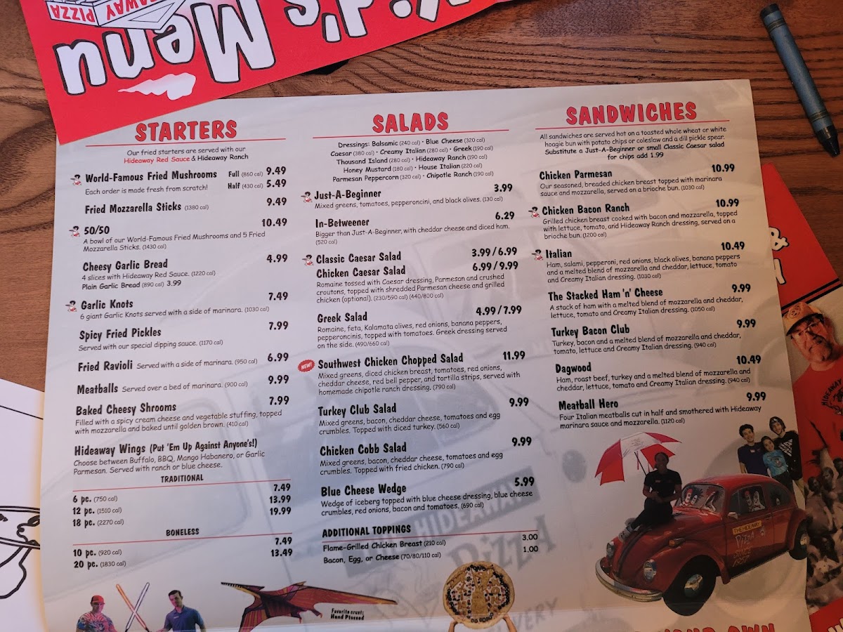 Hideaway Pizza Photo Menu 7
