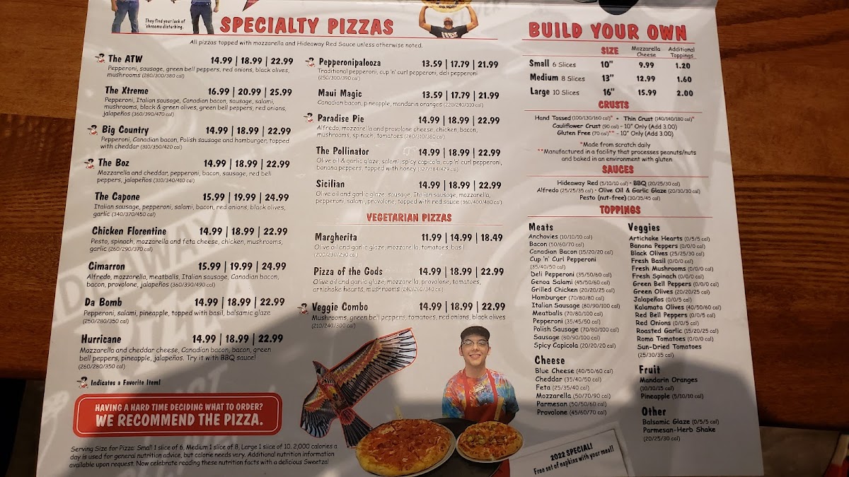 Hideaway Pizza Photo Menu 8