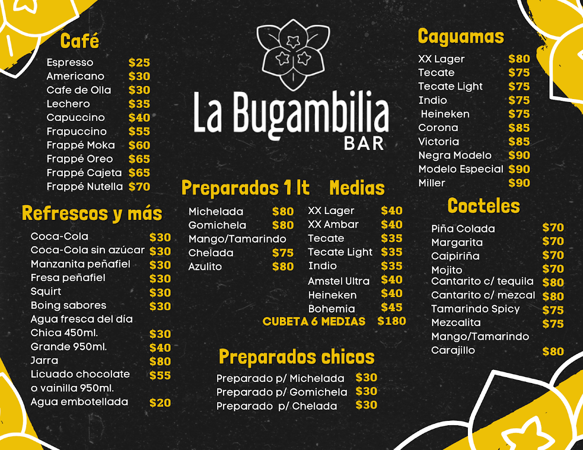 La Bugambilia Plaza Photo Menu 3