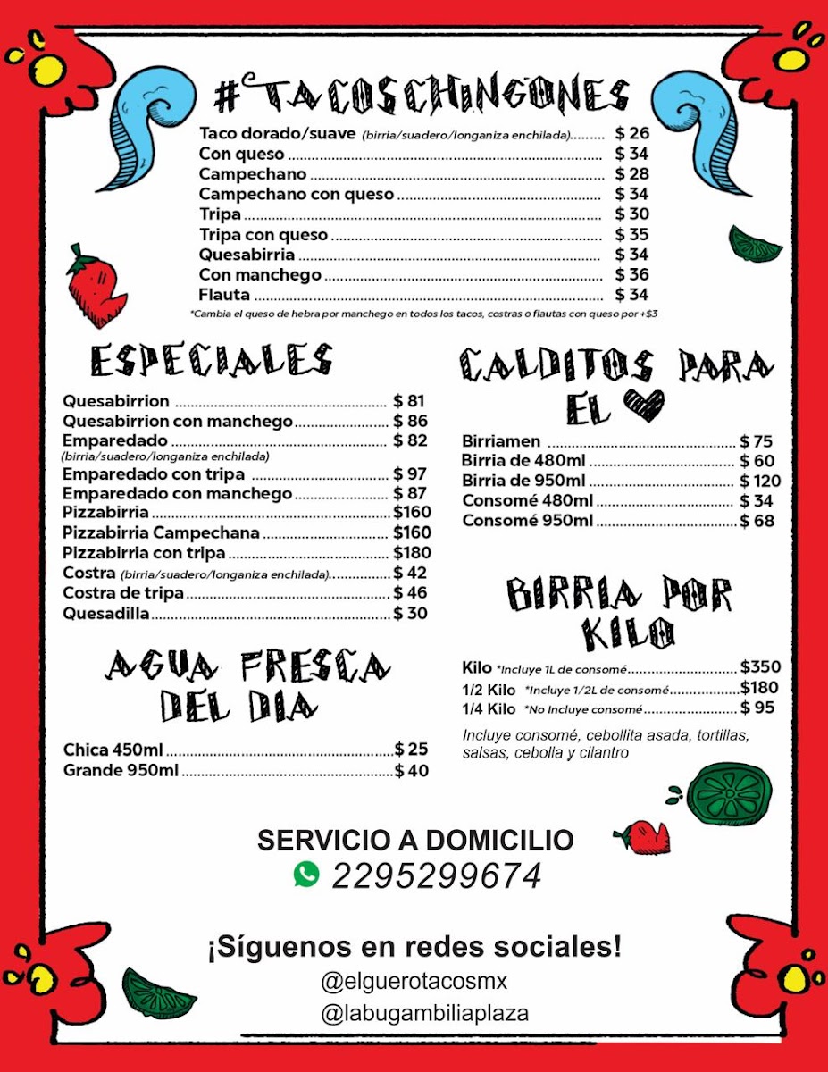 La Bugambilia Plaza Photo Menu 9