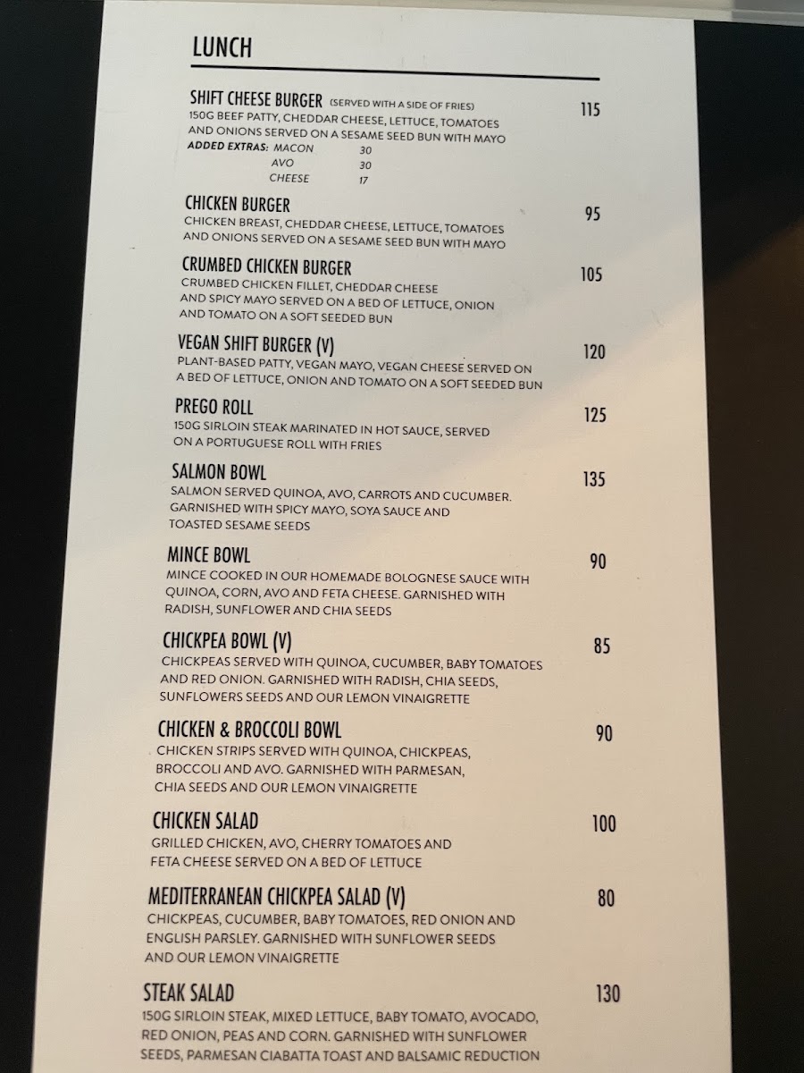 Shift Espresso Bar | Icon Building Photo Menu 2