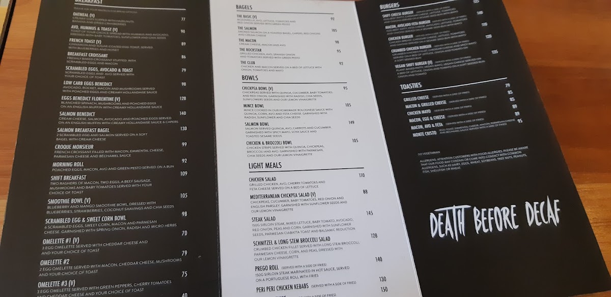 Shift Espresso Bar | Icon Building Photo Menu 4