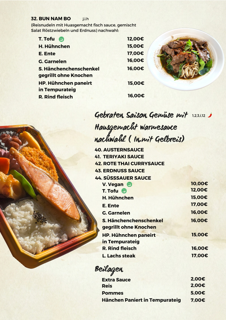 Dong Que - Sushi & Vietnamese Fusion Restaurant Photo Menu 6