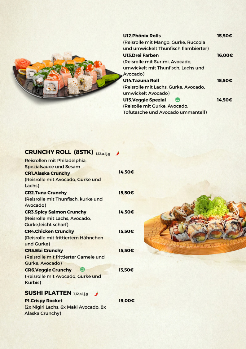 Dong Que - Sushi & Vietnamese Fusion Restaurant Photo Menu 7