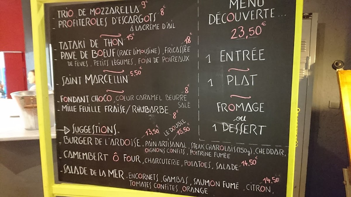 L'Ardoise - Cuisine Libre Photo Menu 4