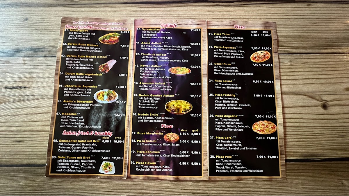 Aspendos Schnellrestaurant Döner & Pi Photo Menu 8
