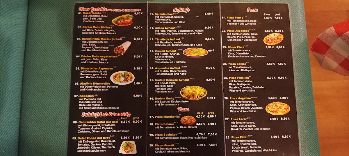 Aspendos Schnellrestaurant Döner & Pi Photo Menu 9
