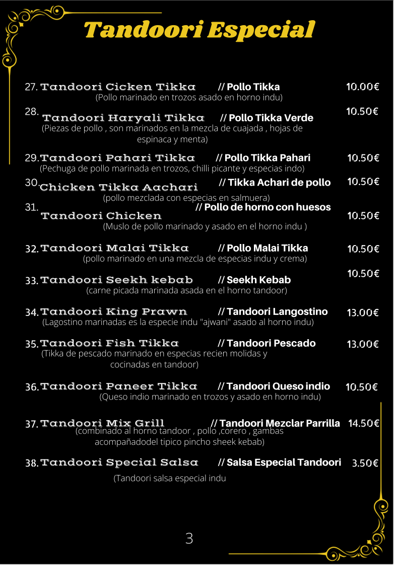 Imperial spice Photo Menu 3