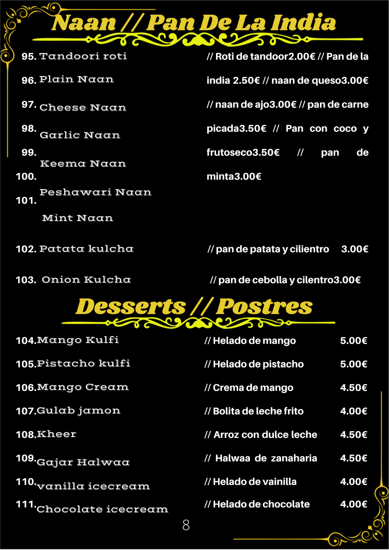 Imperial spice Photo Menu 6