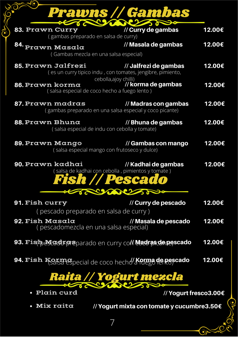 Imperial spice Photo Menu 8