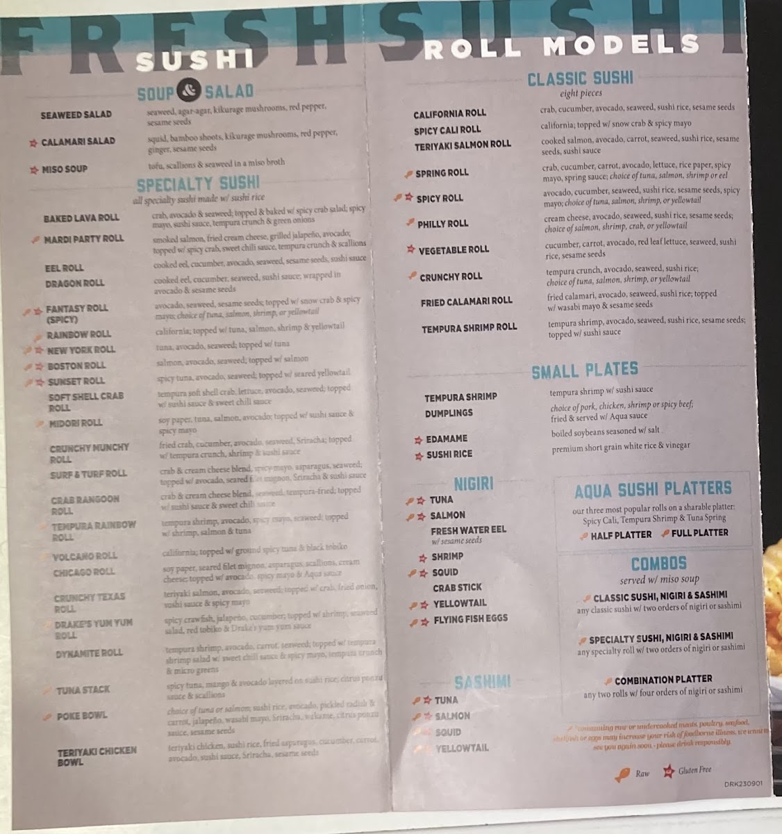 Drake’s Keystone Photo Menu 3