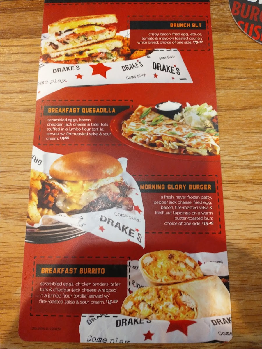 Drake’s Keystone Photo Menu 5