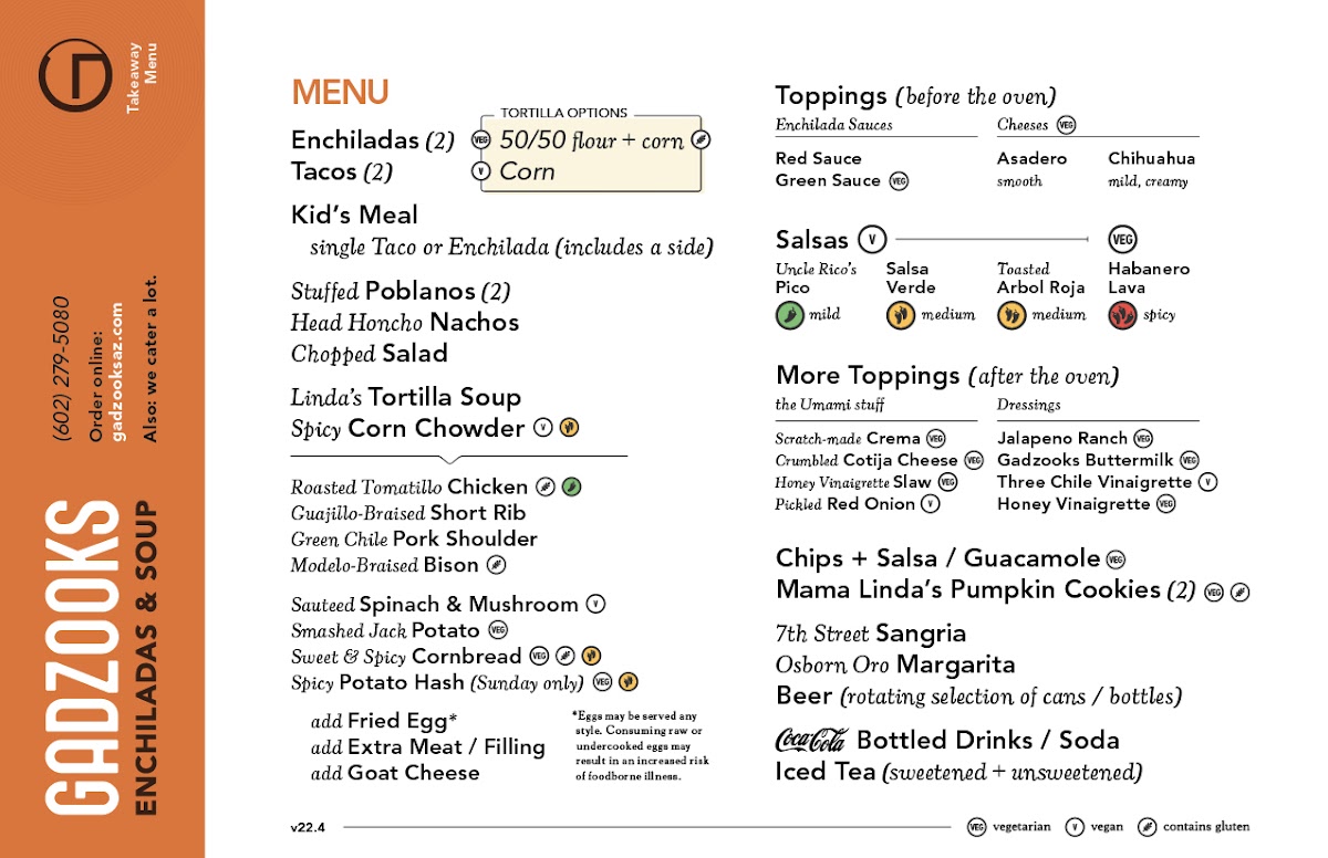 Gadzooks Enchiladas and Soup Photo Menu 3