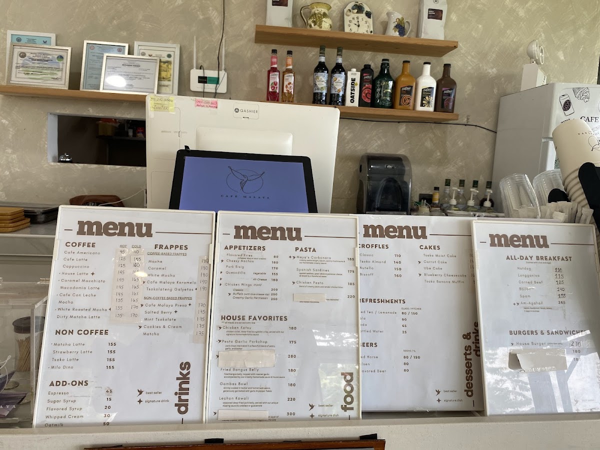 Cafe Malaya-Lindogon Photo Menu 1