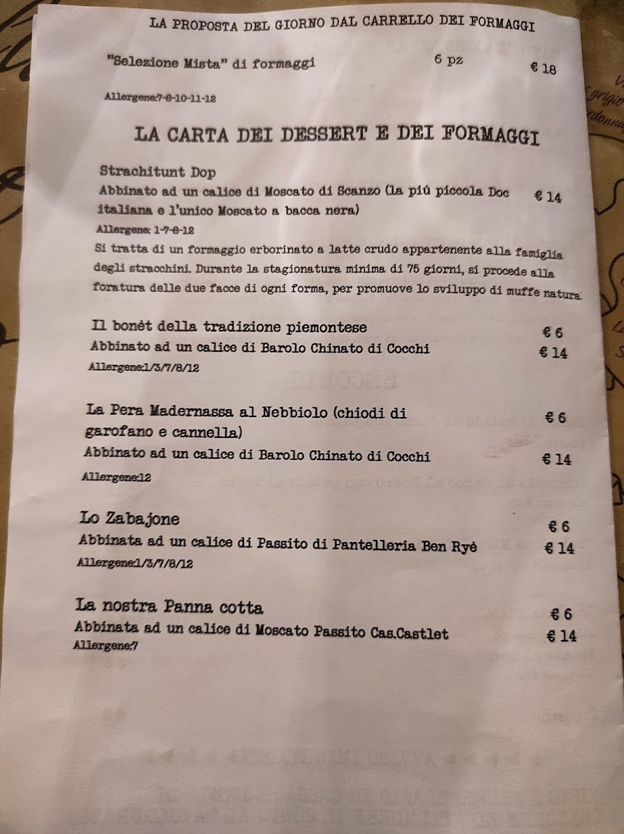 L'Acino Restaurant Photo Menu 4