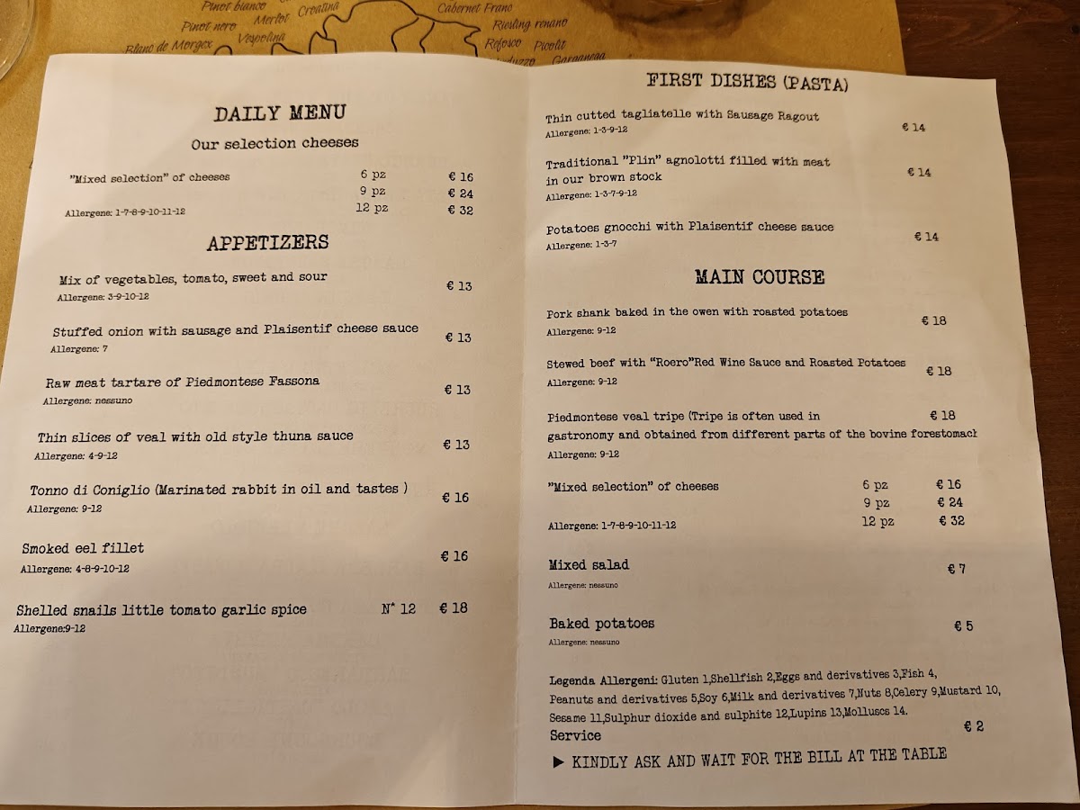 L'Acino Restaurant Photo Menu 8