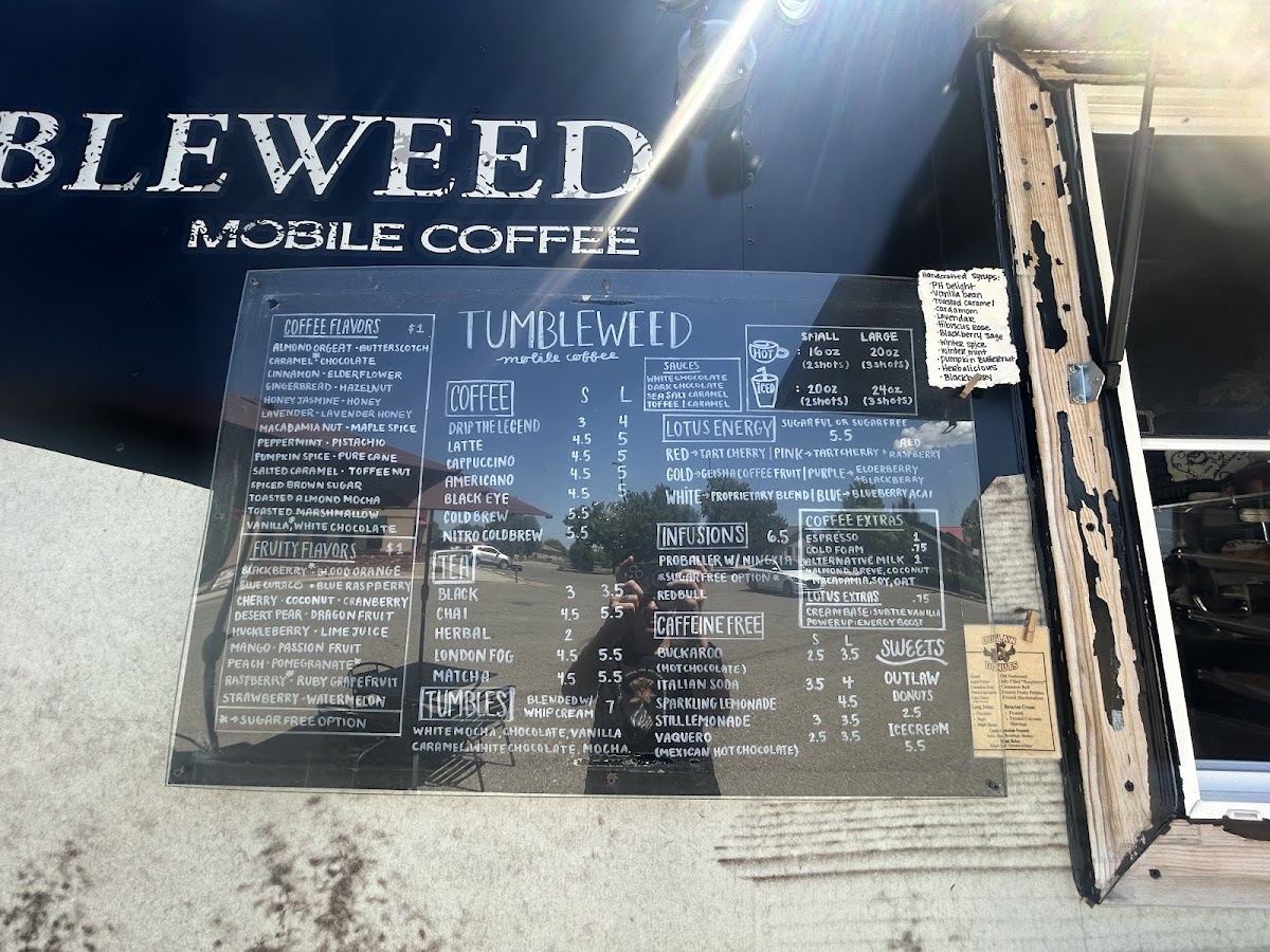 Tumbleweed mobile coffee Photo Menu 1