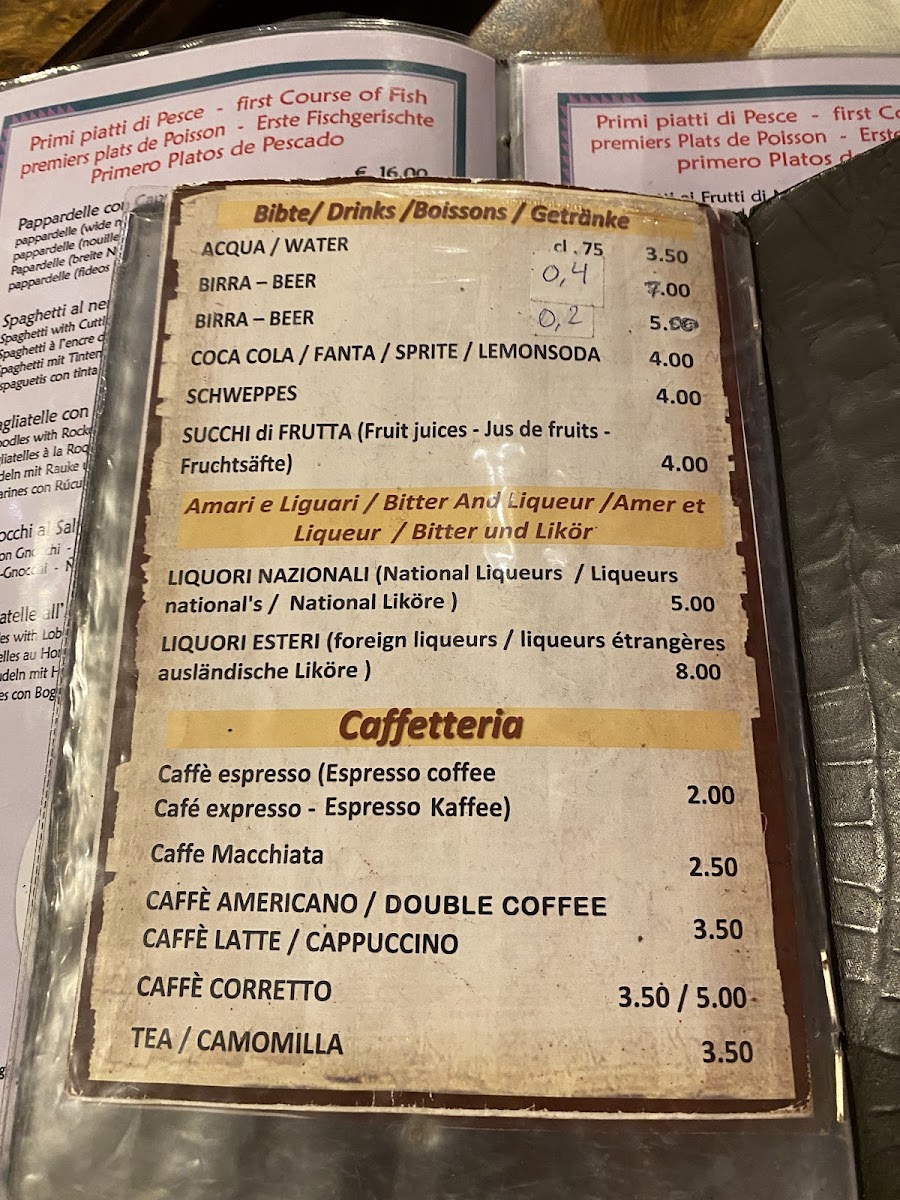 Trattoria Bella Venezia Photo Menu 10