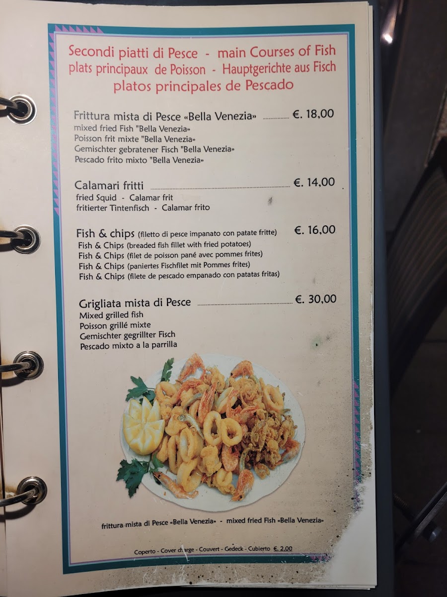 Trattoria Bella Venezia Photo Menu 5