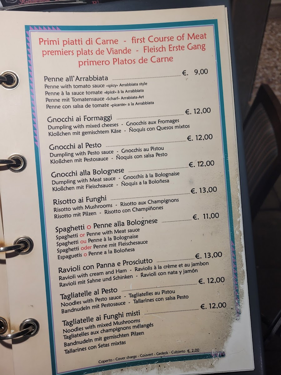 Trattoria Bella Venezia Photo Menu 8