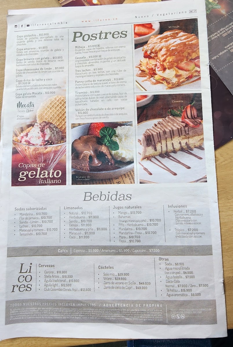 Il Forno Photo Menu 6