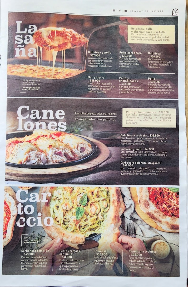 Il Forno Photo Menu 7