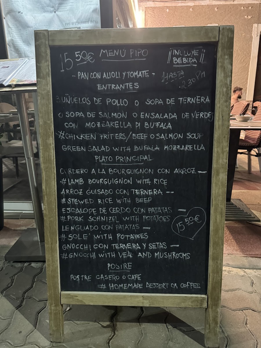 Pipo Pizzeria & Carnes la Piedra/Steak house Photo Menu 2