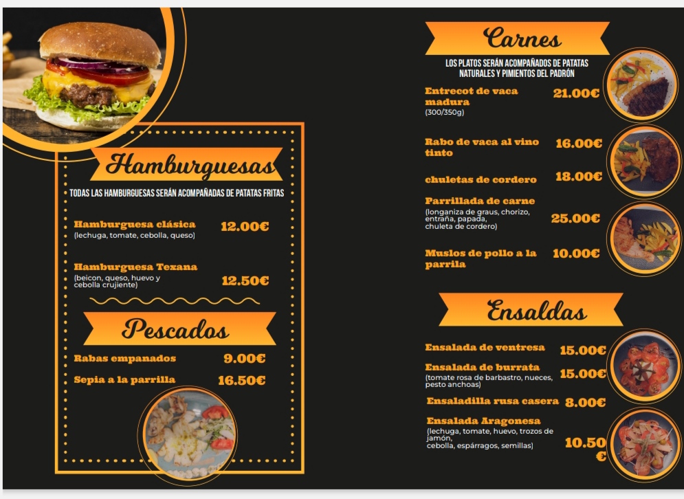 EL PASAJE Photo Menu 1