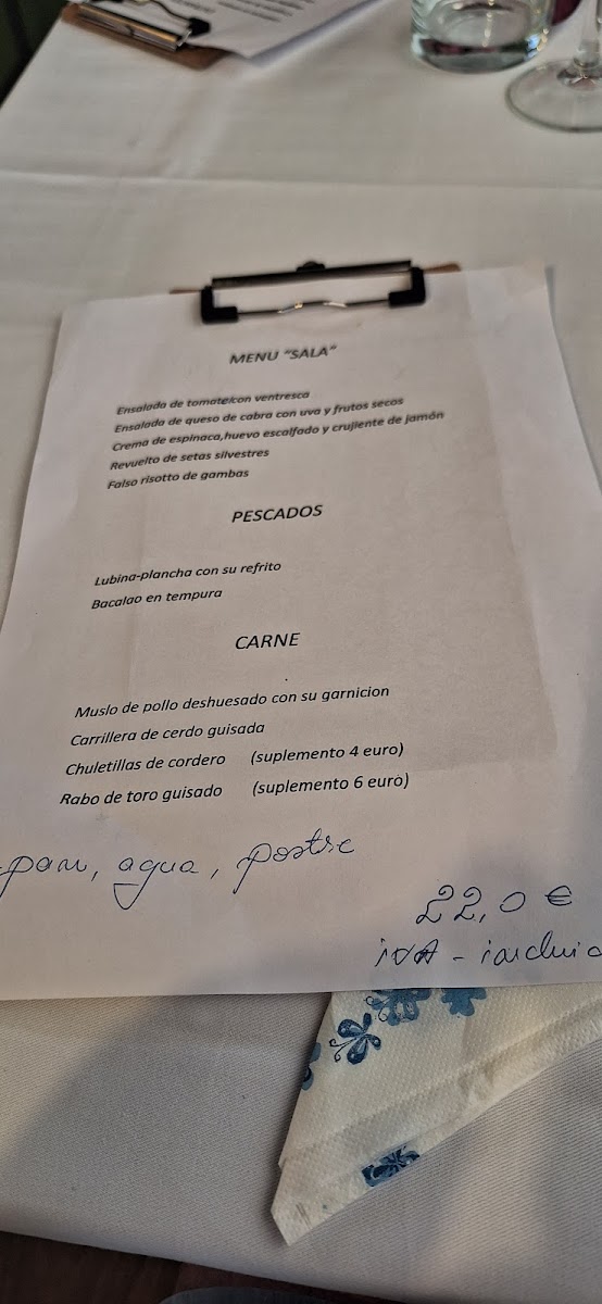 Restaurante Sala Photo Menu 10