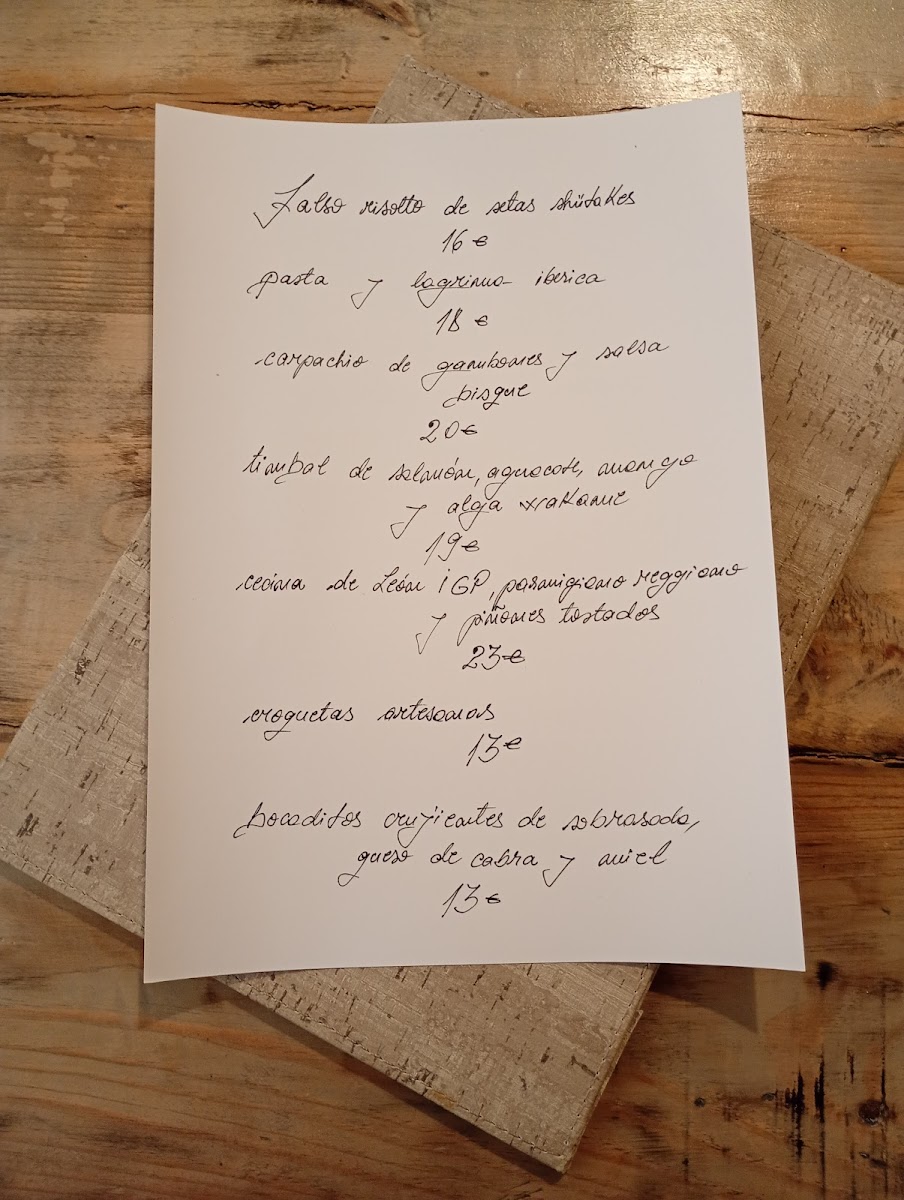 Restaurante Sala Photo Menu 2