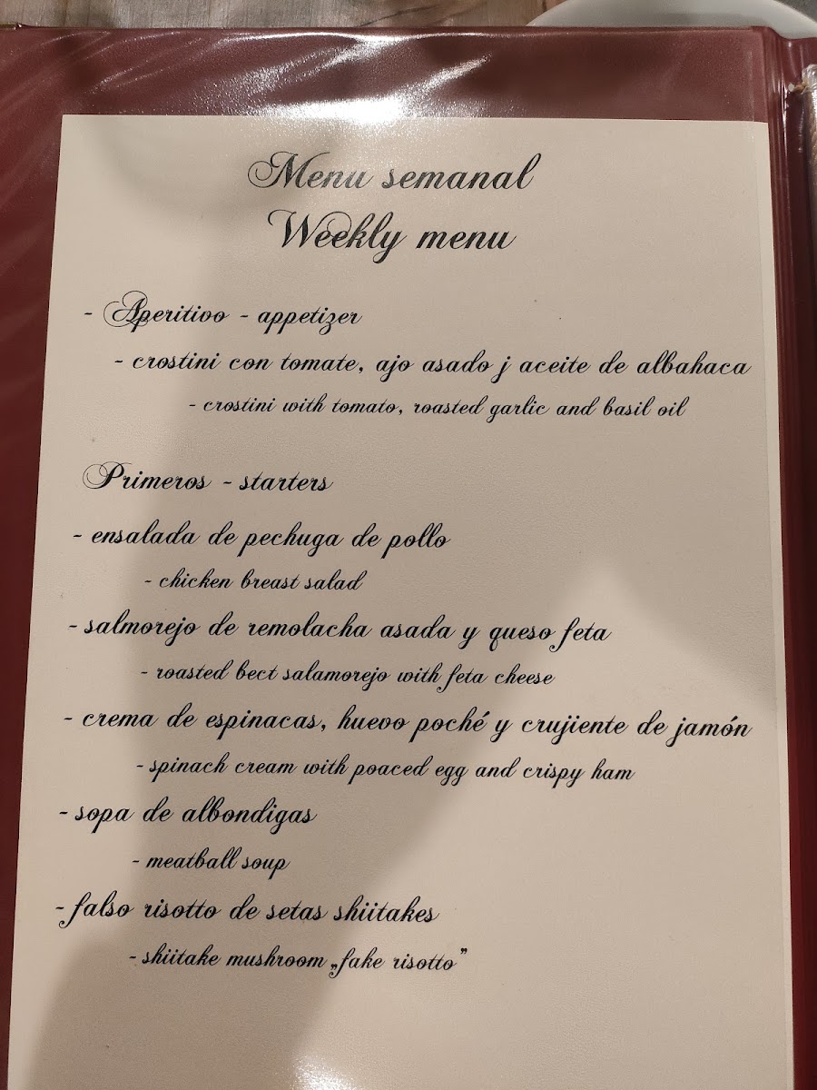 Restaurante Sala Photo Menu 6