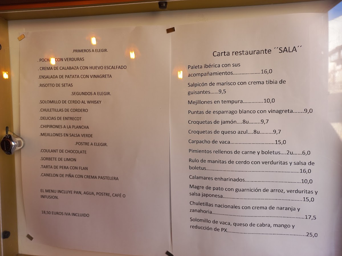 Restaurante Sala Photo Menu 8