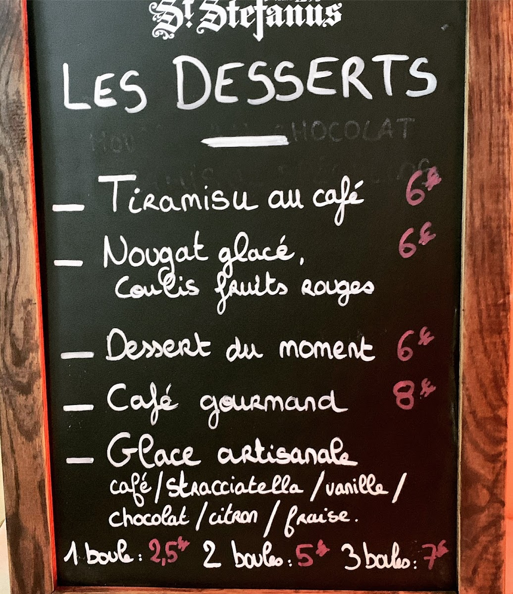 Café de la Cloche Photo Menu 3