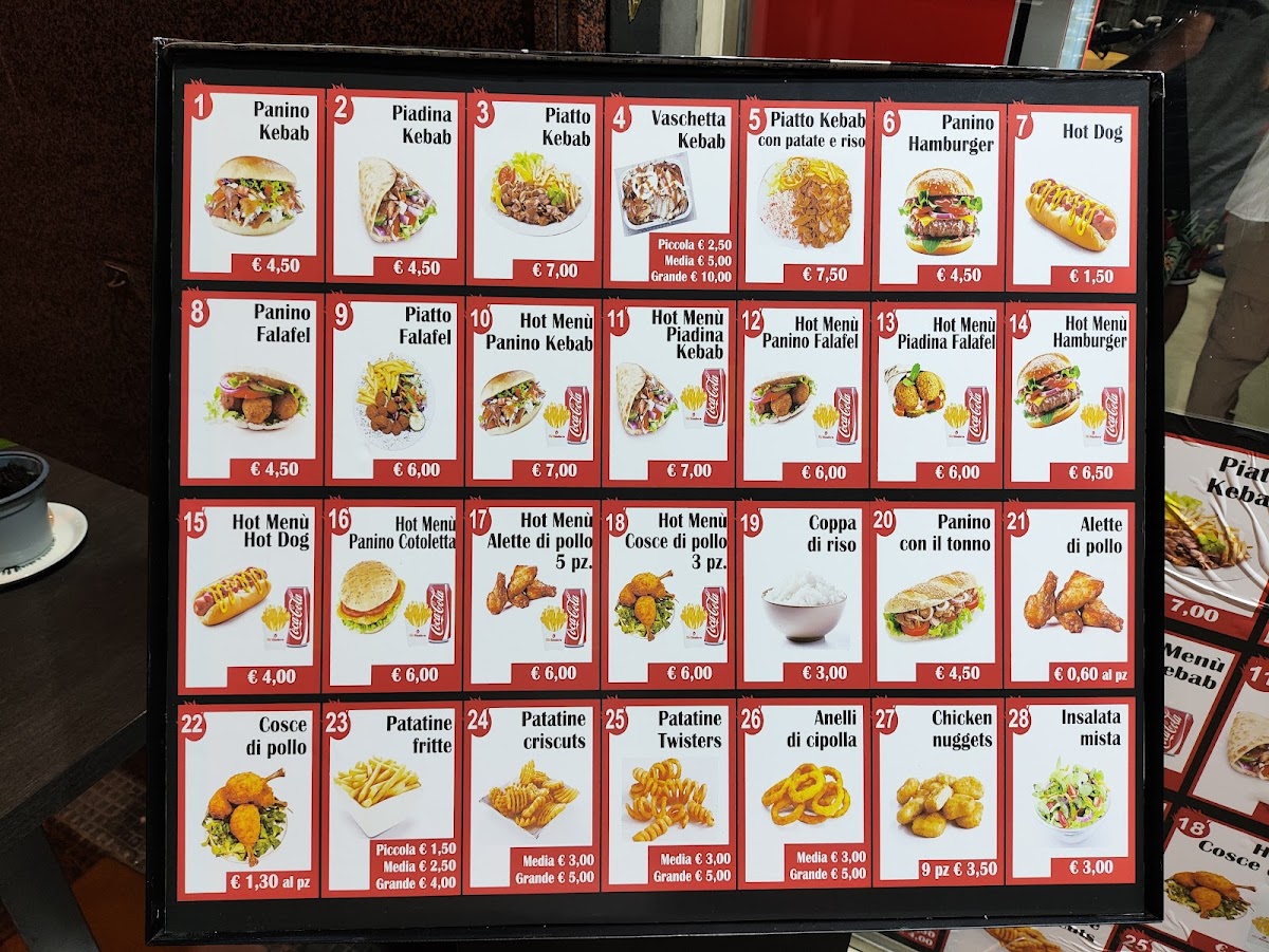 Hot kebab (ROSTICCERIA) Photo Menu 3