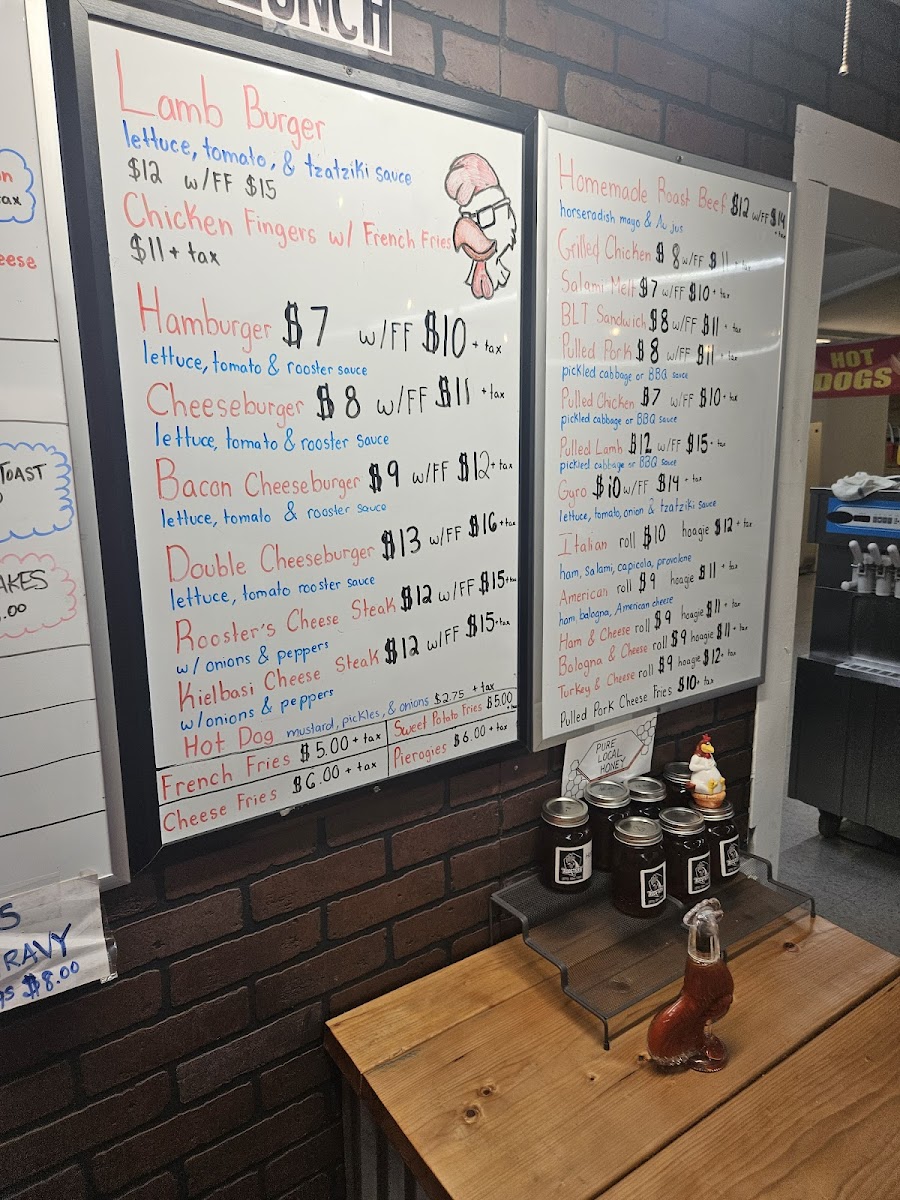 Roosters Meat Barn Photo Menu 5