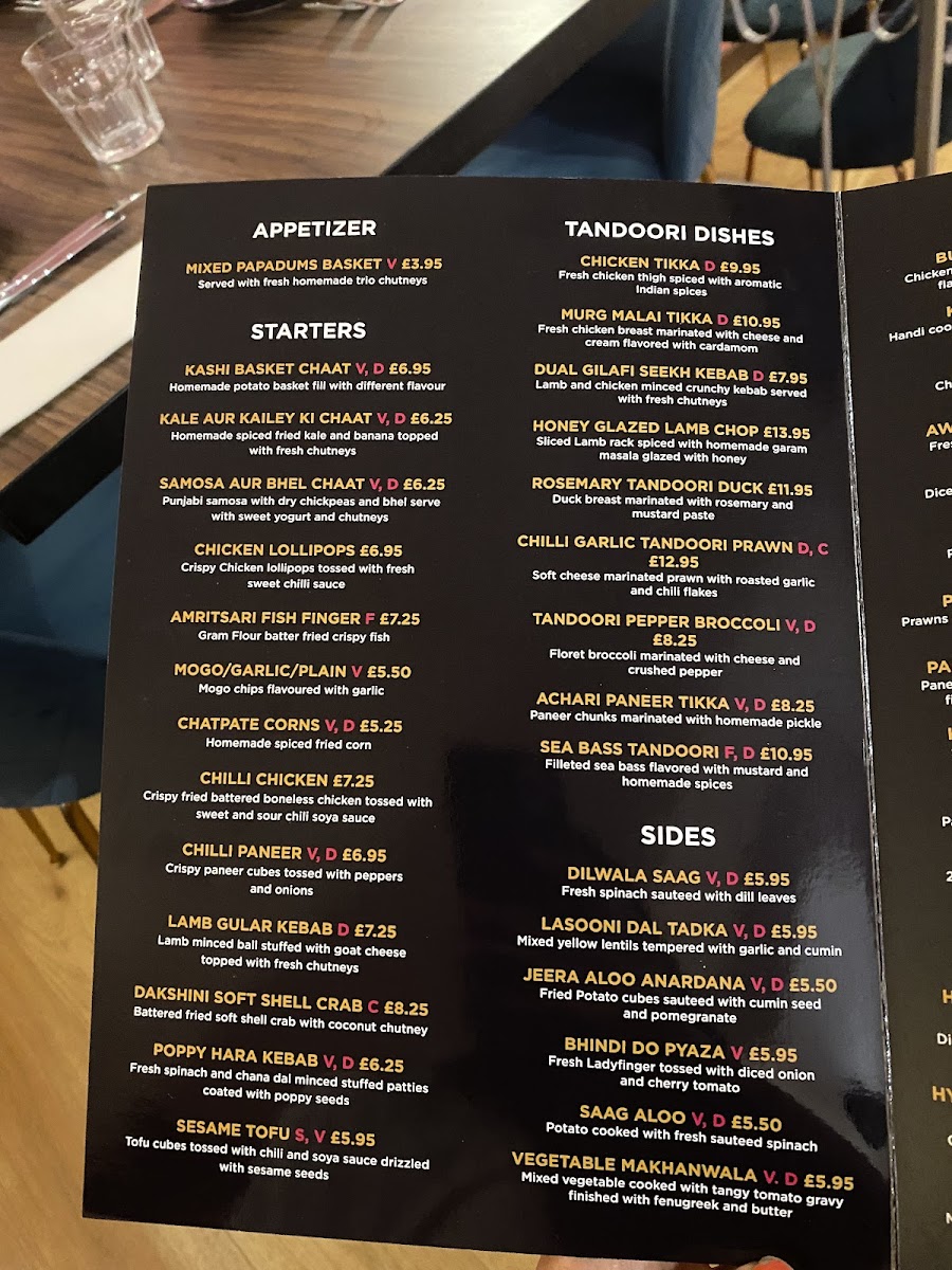 Kashi Indian Dining and Bar Photo Menu 2