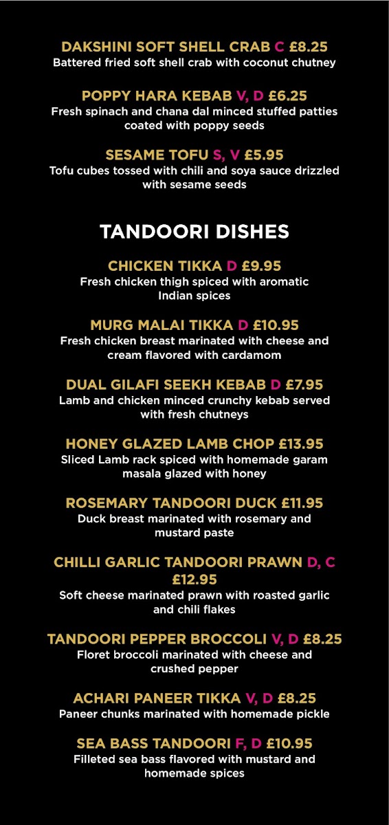 Kashi Indian Dining and Bar Photo Menu 5
