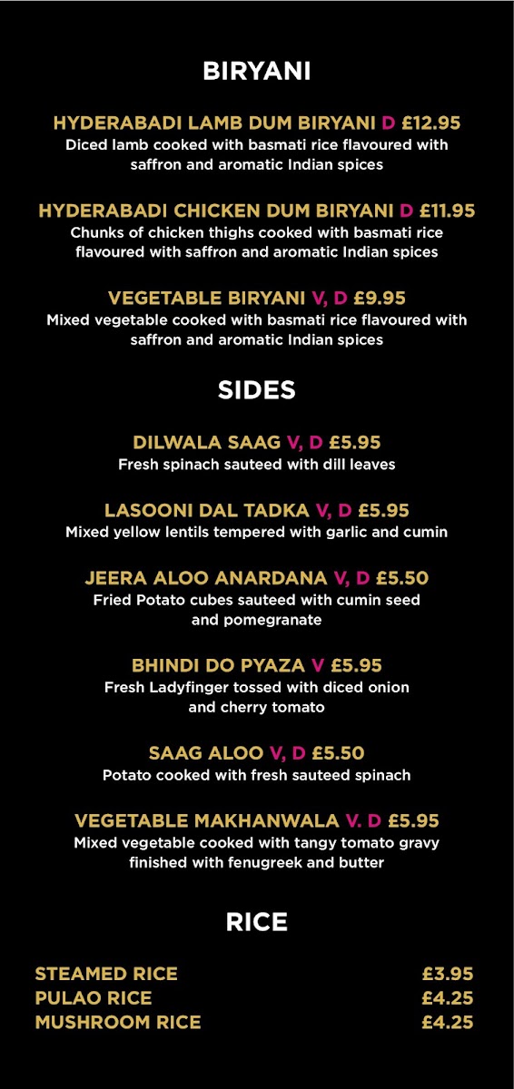 Kashi Indian Dining and Bar Photo Menu 6