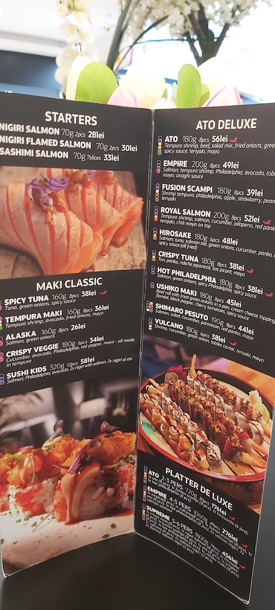 ATO Sushi Constanța Photo Menu 1