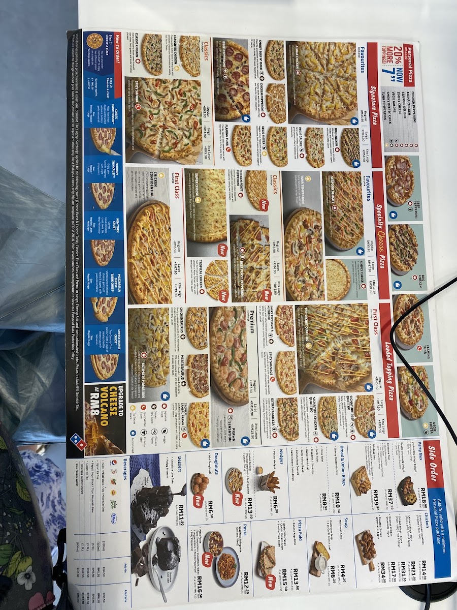 Domino's Batu Ferringhi Photo Menu 1