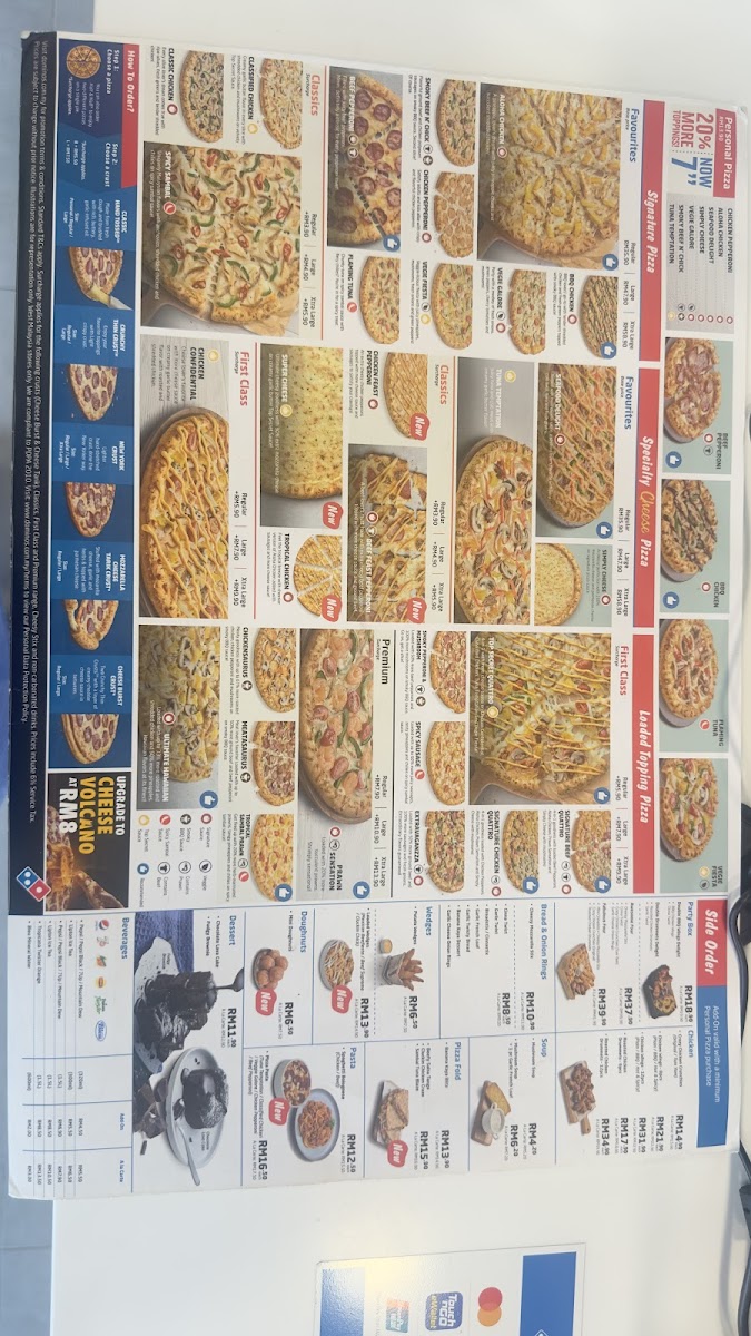 Domino's Batu Ferringhi Photo Menu 2