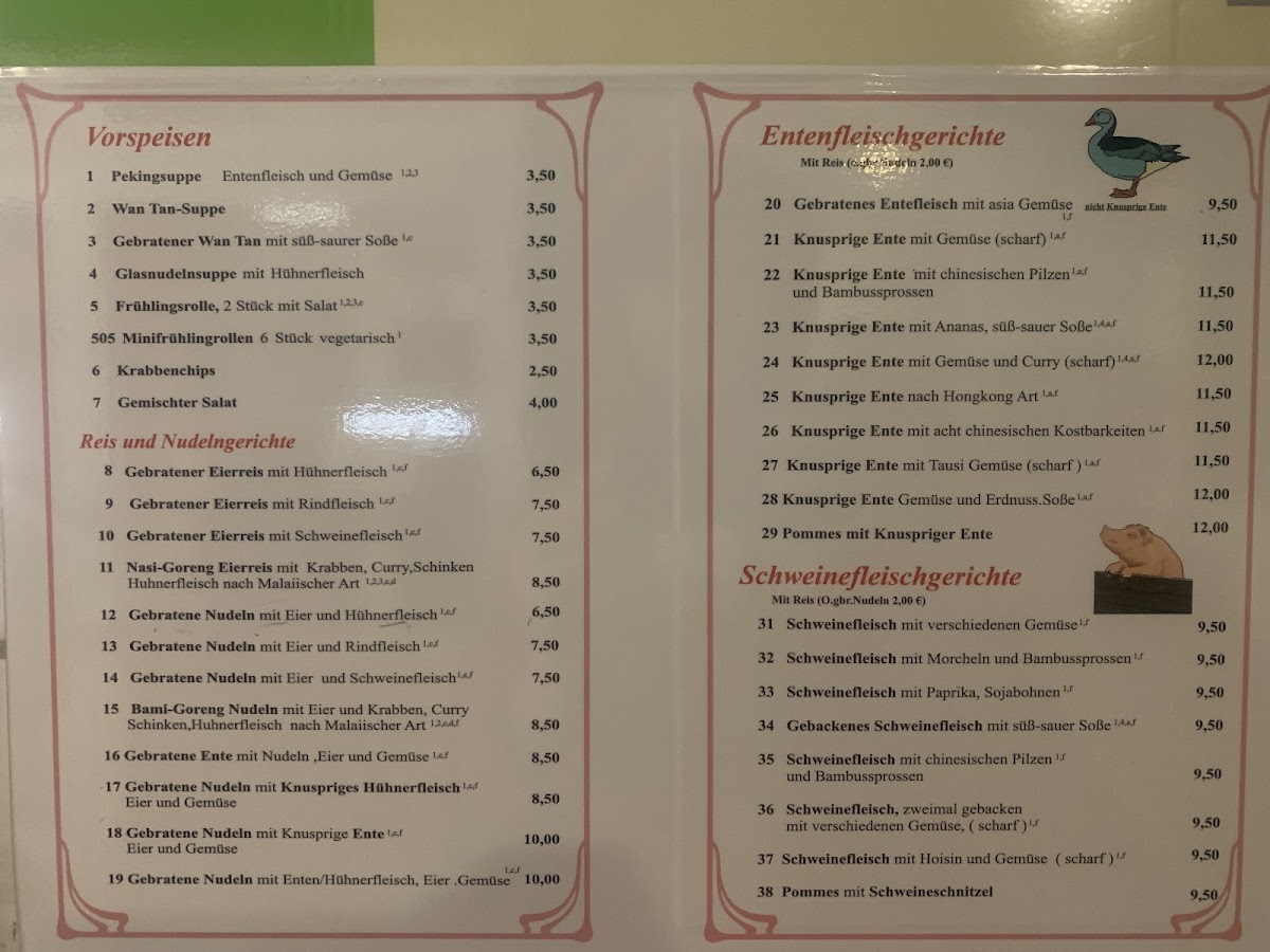 Asia Bistro Photo Menu 2