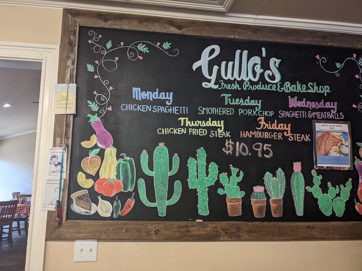 Gullos Fresh Produce Photo Menu 5