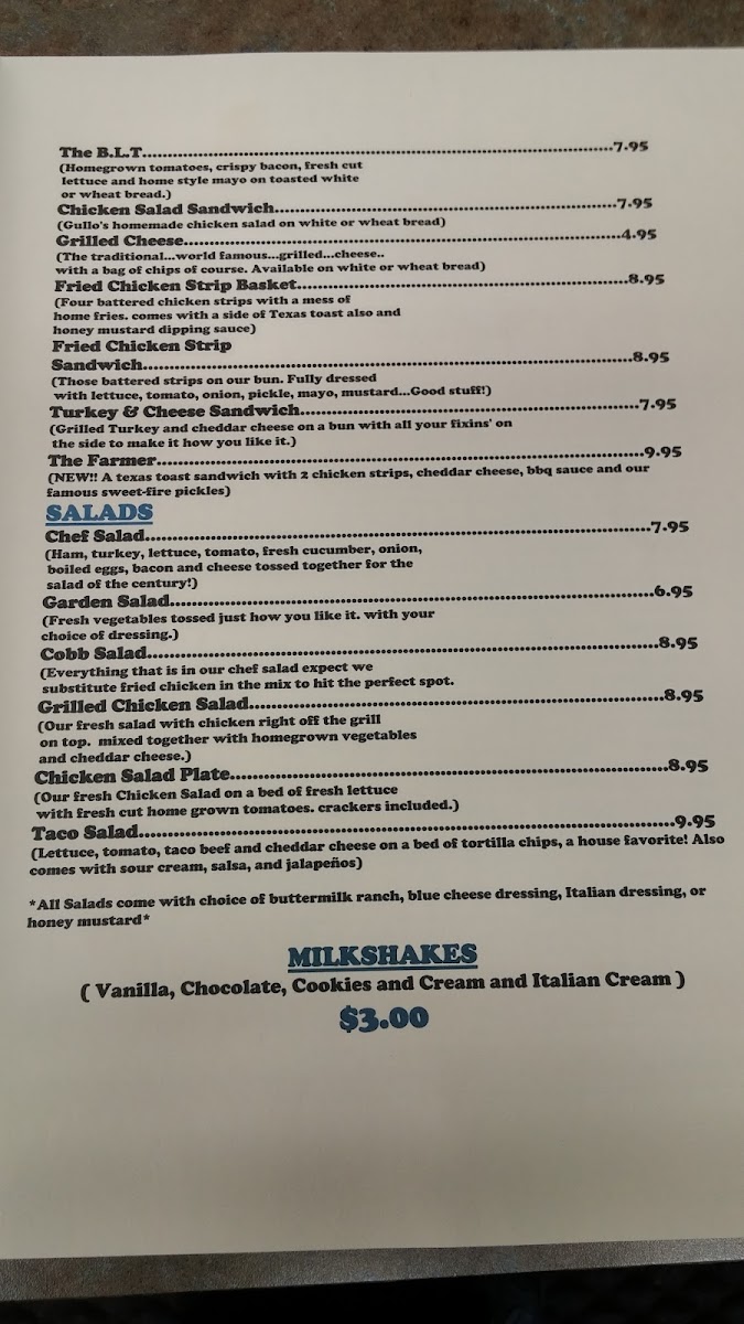 Gullos Fresh Produce Photo Menu 6
