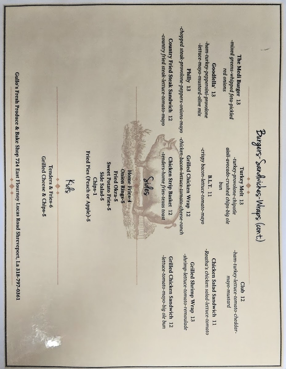 Gullos Fresh Produce Photo Menu 9