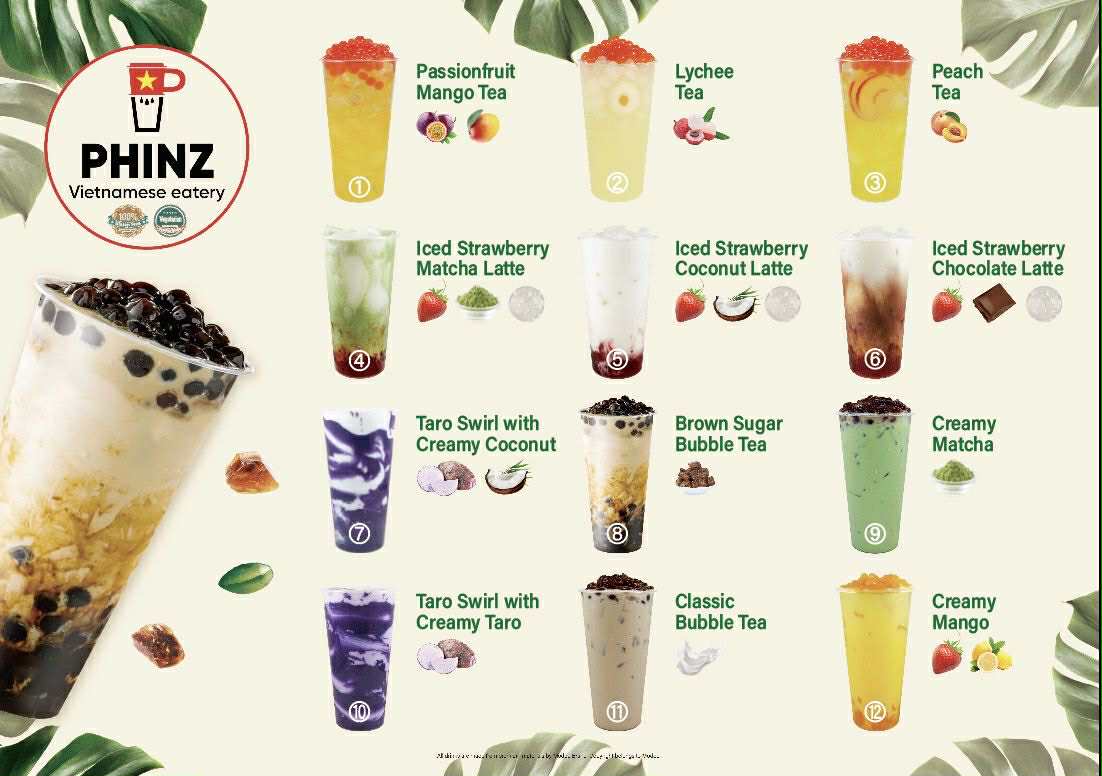 PHINZ Vietnamese Eatery Photo Menu 3