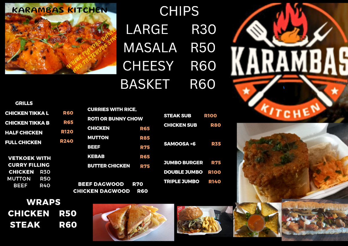 Karambas Kitchen (Halaal) Photo Menu 1