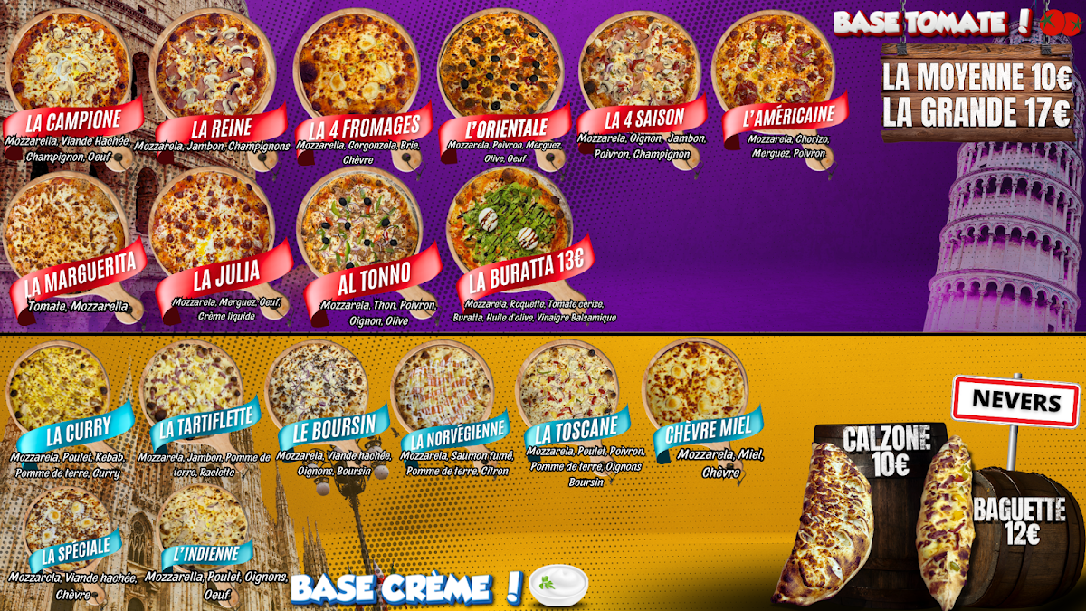 Goo Pizza Photo Menu 1